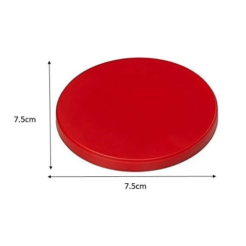 Chef Aid Plastic Food Can Covers Assorted Colours 7.5cm x 7.5cm Pack of 3 W863 | Reusable | Airtight Seal | Ideal for Pet Food and Kitchen Storage