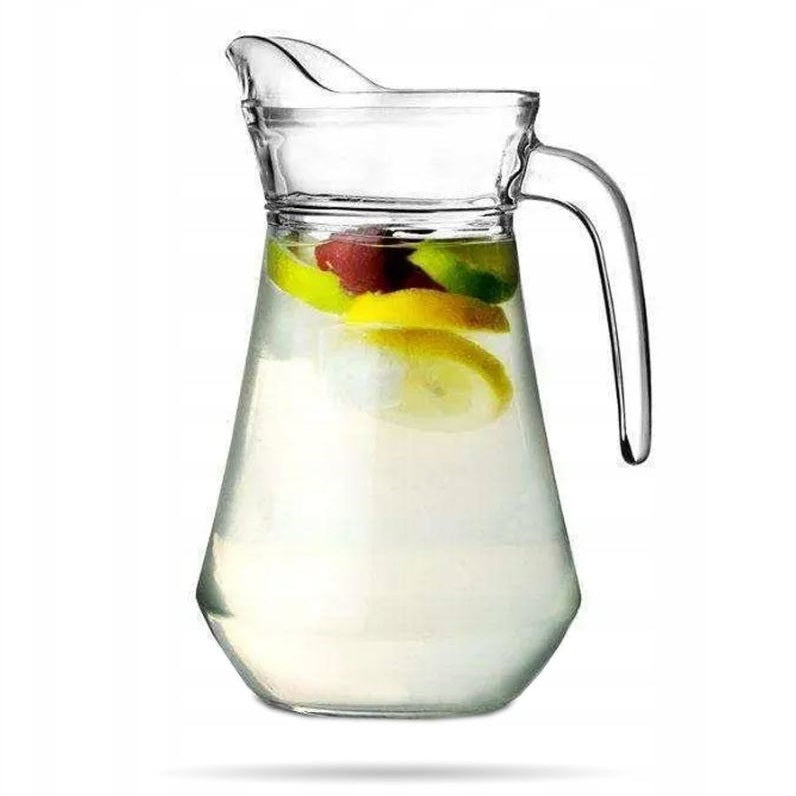 Luminarc Arc Classic Glass Jug Clear 1Ltr A36358 | Durable and Elegant Water Pitcher | Ideal for Serving Juice-Iced Tea and Beverages