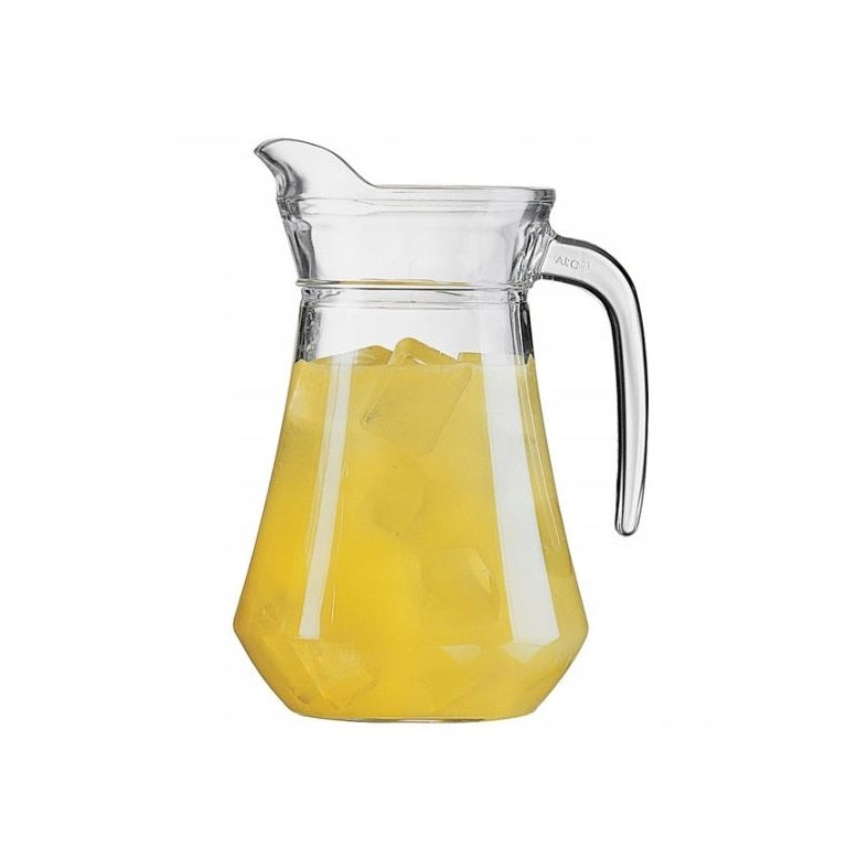 Luminarc Arc Classic Glass Jug Clear 1Ltr A36358 | Durable and Elegant Water Pitcher | Ideal for Serving Juice-Iced Tea and Beverages