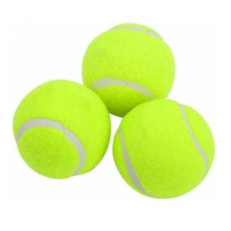 DID High-Quality Tennis Balls Fluorescent Yellow Pack of 3 OD4157 | Durable and Bouncy | For Sports and Pet Play