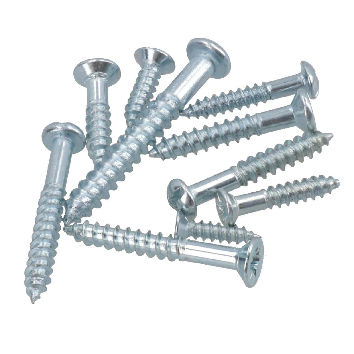 Pozi Drive Countersunk Woodscrews Zinc Plated 3/4-Inch x 4-Inch 30220