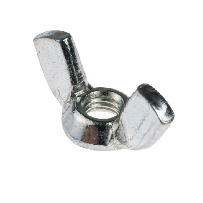 Bulk Hardware Steel Wing Nuts Bright Zinc Plated 6mm 30084
