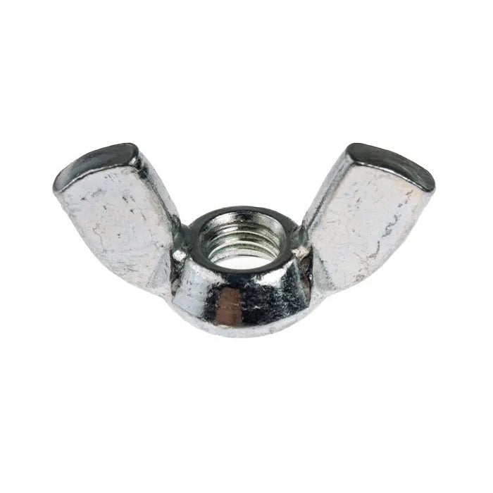 Bulk Hardware Steel Wing Nuts Bright Zinc Plated 6mm 30084