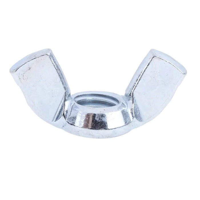 Bulk Hardware Steel Wing Nuts Bright Zinc Plated 8mm 30085