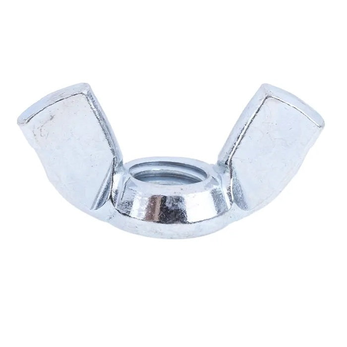 Bulk Hardware Steel Wing Nuts Bright Zinc Plated 8mm 30085