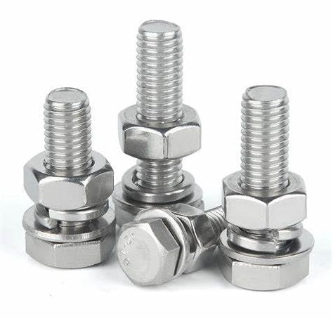 Bulk Hardware Hexagonal Head Nuts and Bolts Bright Zinc Plated 5mm x 25mm 30142