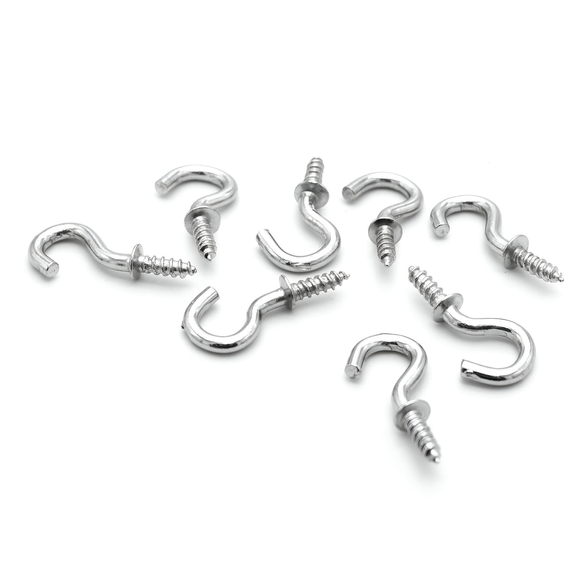 Cup Hooks Chrome Plated 32mm Pack of 8 30584