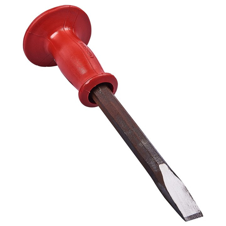 Amtech Hardened Steel Pro Cold Chisel Red and Silver 30cm G2615