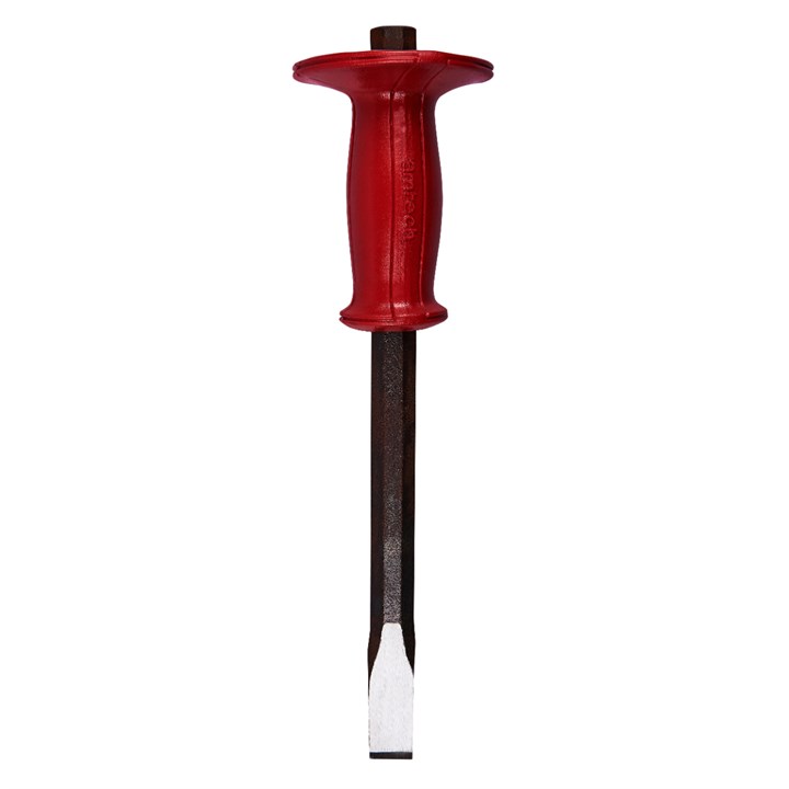Amtech Hardened Steel Pro Cold Chisel Red and Silver 30cm G2615