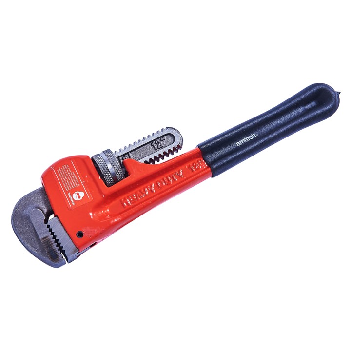 Amtech Professional Pipe Wrench Red and Black 12-Inch C1258