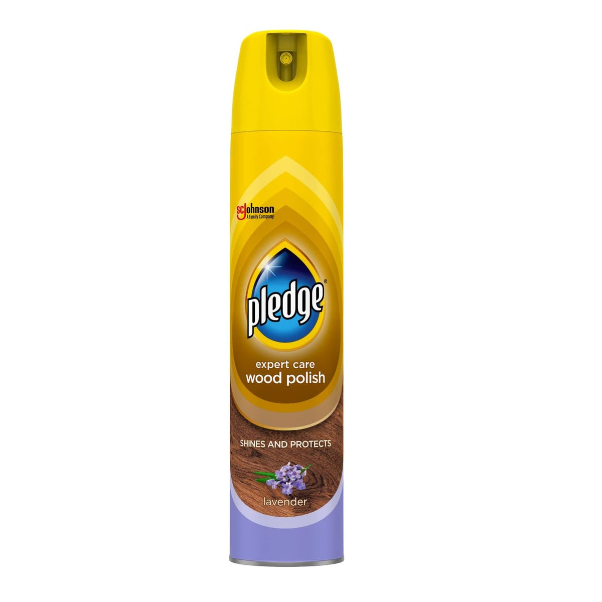 Pledge Expert Care 5 in 1 Wood Polish Lavender Multicoloured 250ml 95986 | Shines and Protects Wooden Surfaces