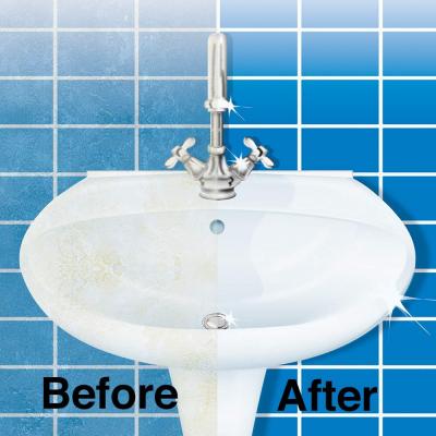 HG Scale Away Foam Spray Limescale Remover White 500ml 218050106 | Powerful Bathroom Descaler for Taps-Tiles-Showers and Sinks