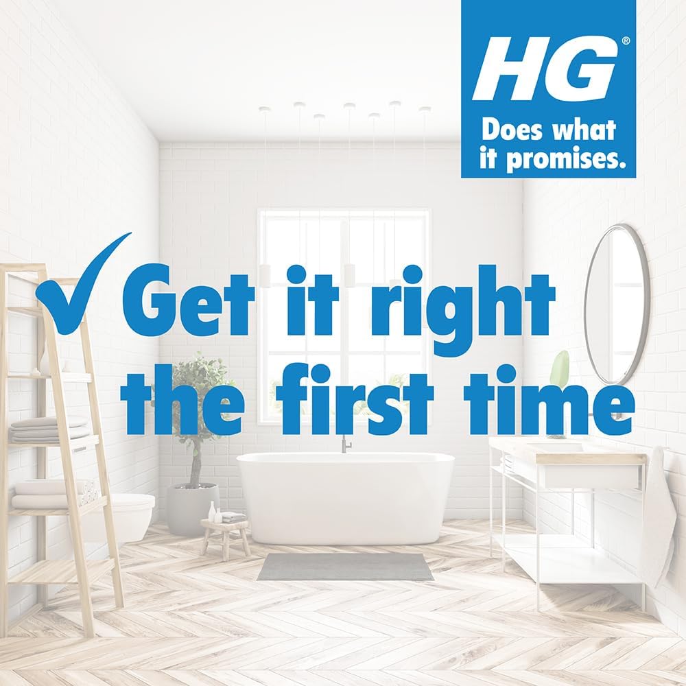 HG Scale Away Foam Spray Limescale Remover White 500ml 218050106 | Powerful Bathroom Descaler for Taps-Tiles-Showers and Sinks