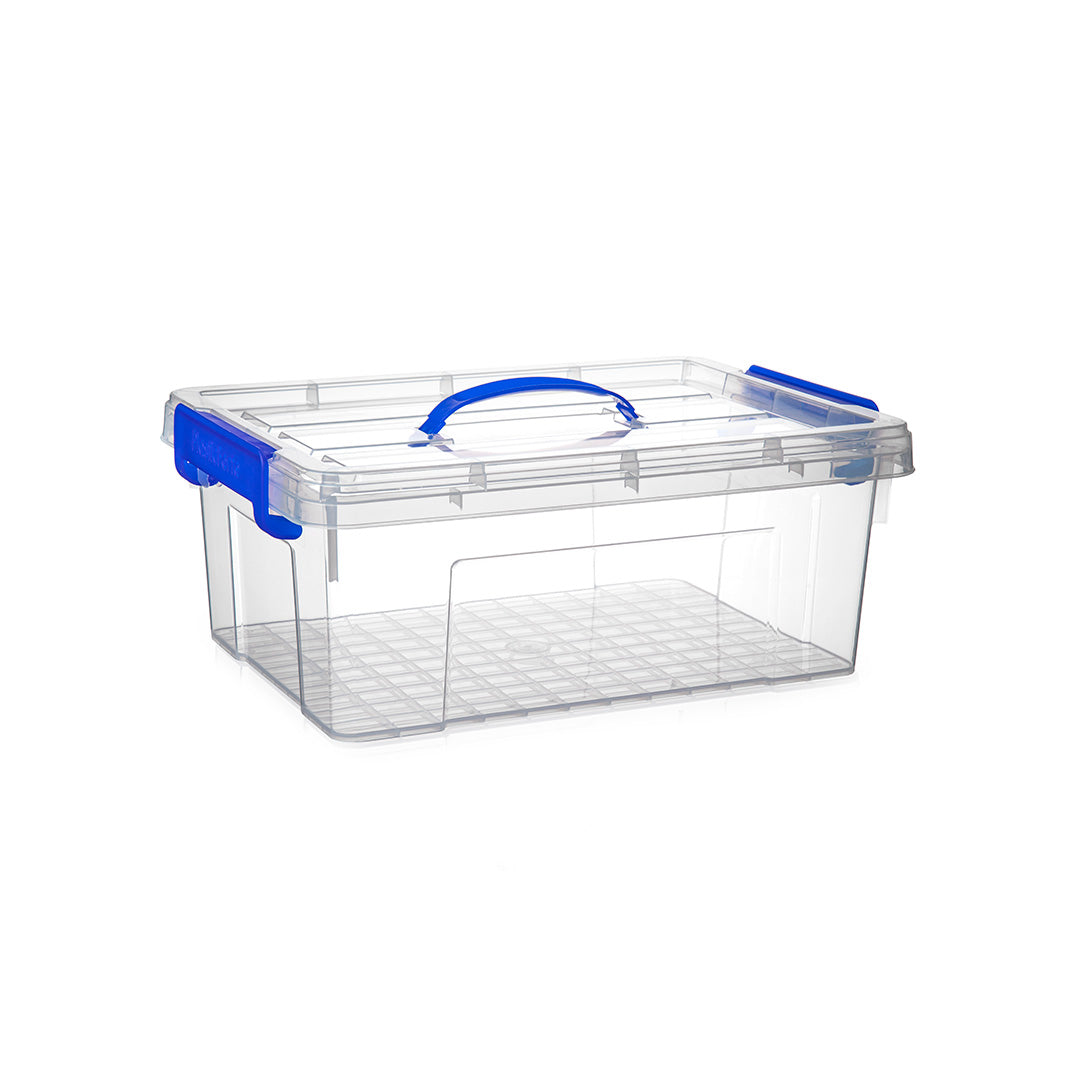 PlasticForte Multipurpose Box No F4 Transparent 12.6Ltr 30cm x 42cm x 16.5cm 1545102