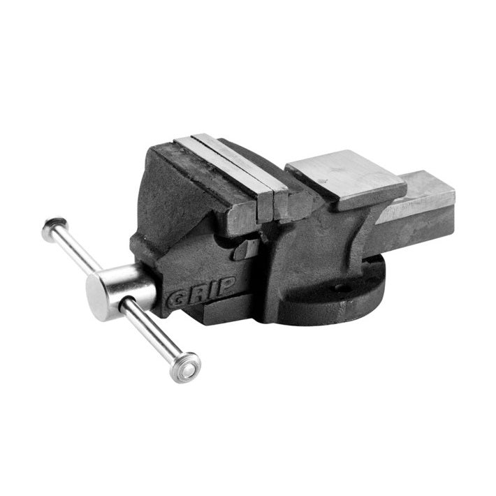 Pro User Bench Vice with Swivel Base 4-Inch TV150 | Cast Iron Body | Polished Jaws | Chrome Plated Screw | Epoxy Coated