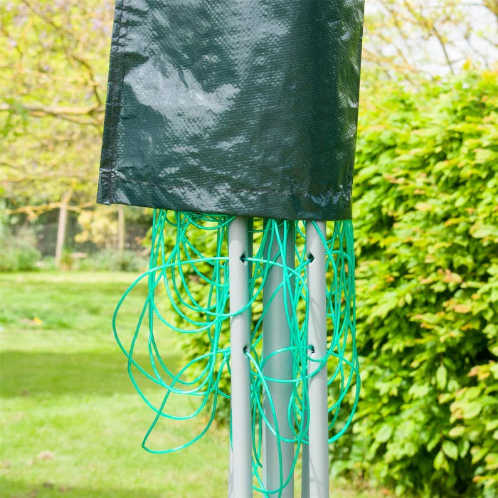 Redwood Leisure Parasol and Rotary Airer Cover Green 144cm x 29cm RC211 | Durable | Waterproof
