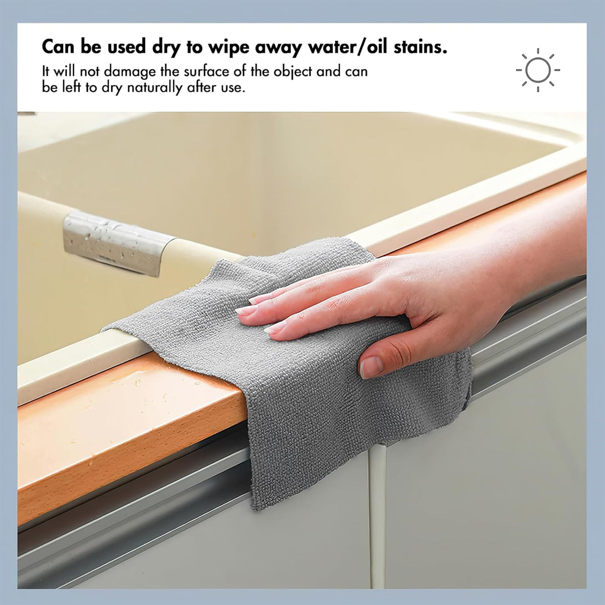 Bettina Tear-Off Microfibre Roll Assorted Colours Pack of 12 B513 | Reusable Cleaning Cloths | Super Absorbent-Washable and Easy to Tear | Eco-Friendly Alternative to Paper Towels