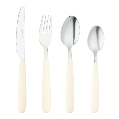 Grunwerg Bistro Cutlery Set White 16-Piece 16BX4311WH