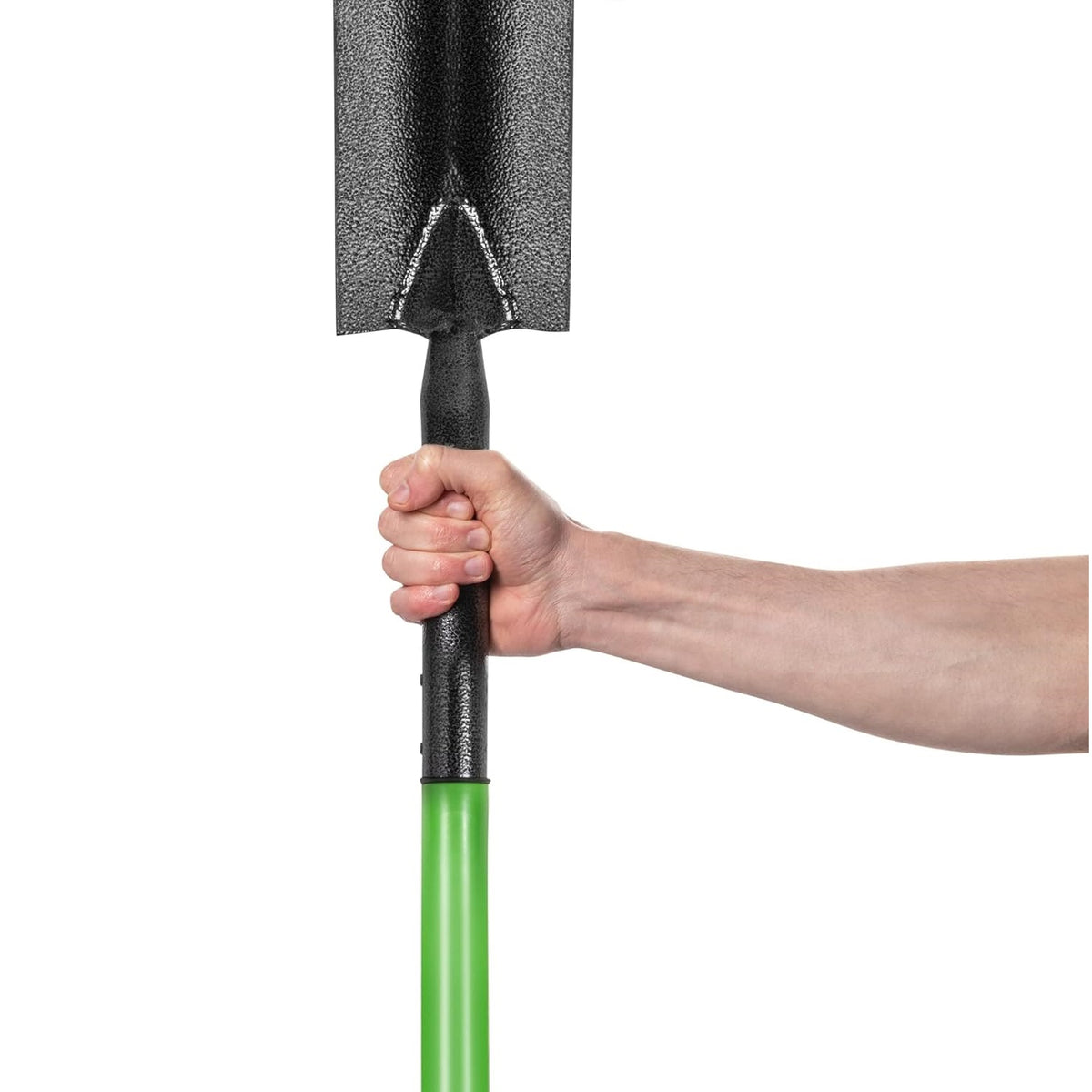 Green Blade Heavy-Duty Carbon Steel Digging Spade with D-Handle Green and Black GS100 | With Soft Grip Handle | Garden Tool for Soil and Lawn Work
