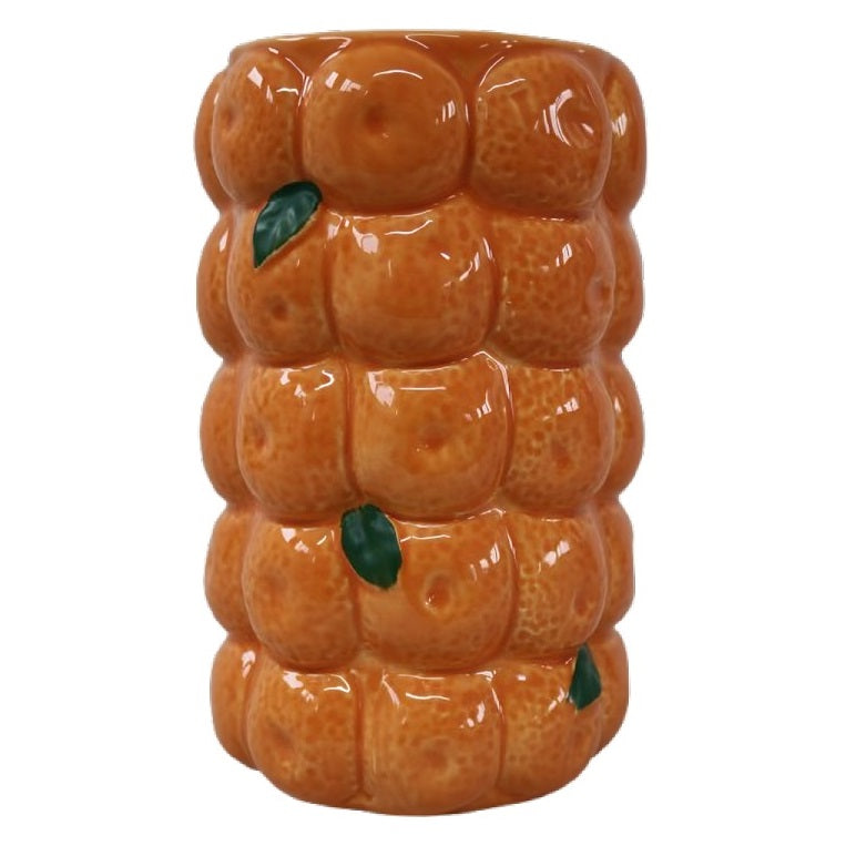Sifcon 3D Citrus Vase Orange 12cm x 12cm x 18cm OR7807