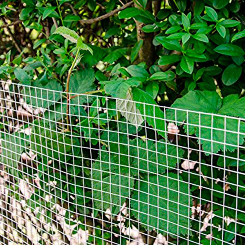 Green Blade Heavy-Duty Galvanised Mesh Wire Net Metallic Grey 4Mtr x 0.9Mtr x 13mm CW152 | Garden Netting for Plants-Trees and Fencing | Deter Birds and Pests | 19G Gauge Strong