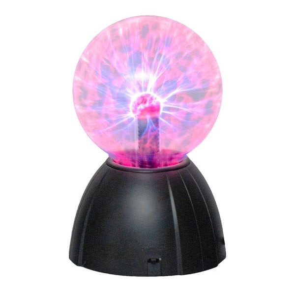 Global Gizmos Plasma Ball Black and Red 5-Inch 48929