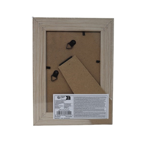 SiL Antique Wooden Photo Frame with Stand and Hanging Hooks Brown Colour 15cm x 20cm x 2cm PH2632 | Elegant Picture Frames for Home and Office Decor