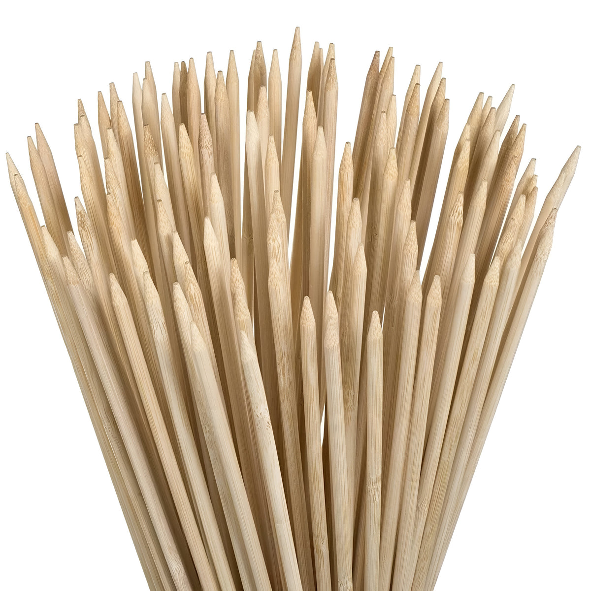 Redwood Leisure Bamboo Skewers Beige 30cm Pack of 120 BBQ158 | Single Use Only | Ideal for Use with All Food Groups on the BBQ and Under the Grill