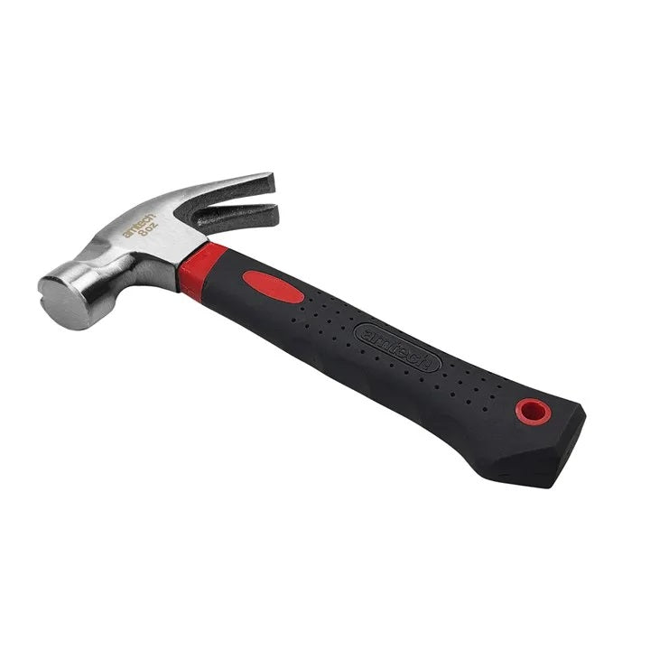 Amtech Mini Claw Hammer Black 8oz A0205 | Magnetic Nail - Setting Function | Ergonomic Anti - Slip Handle | Compact and Sturdy for Small Jobs