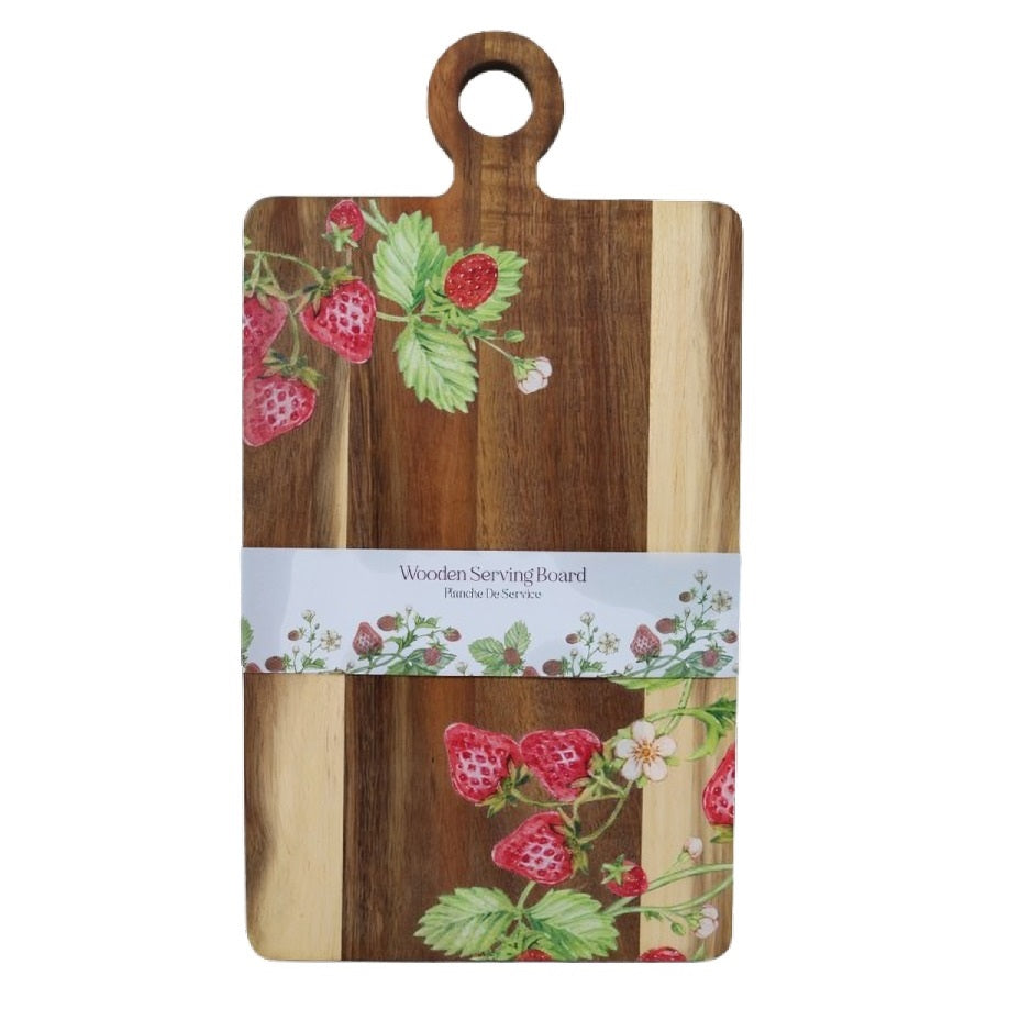 Sifcon Printed Wooden Serving Board Brown 45cm KG3700
