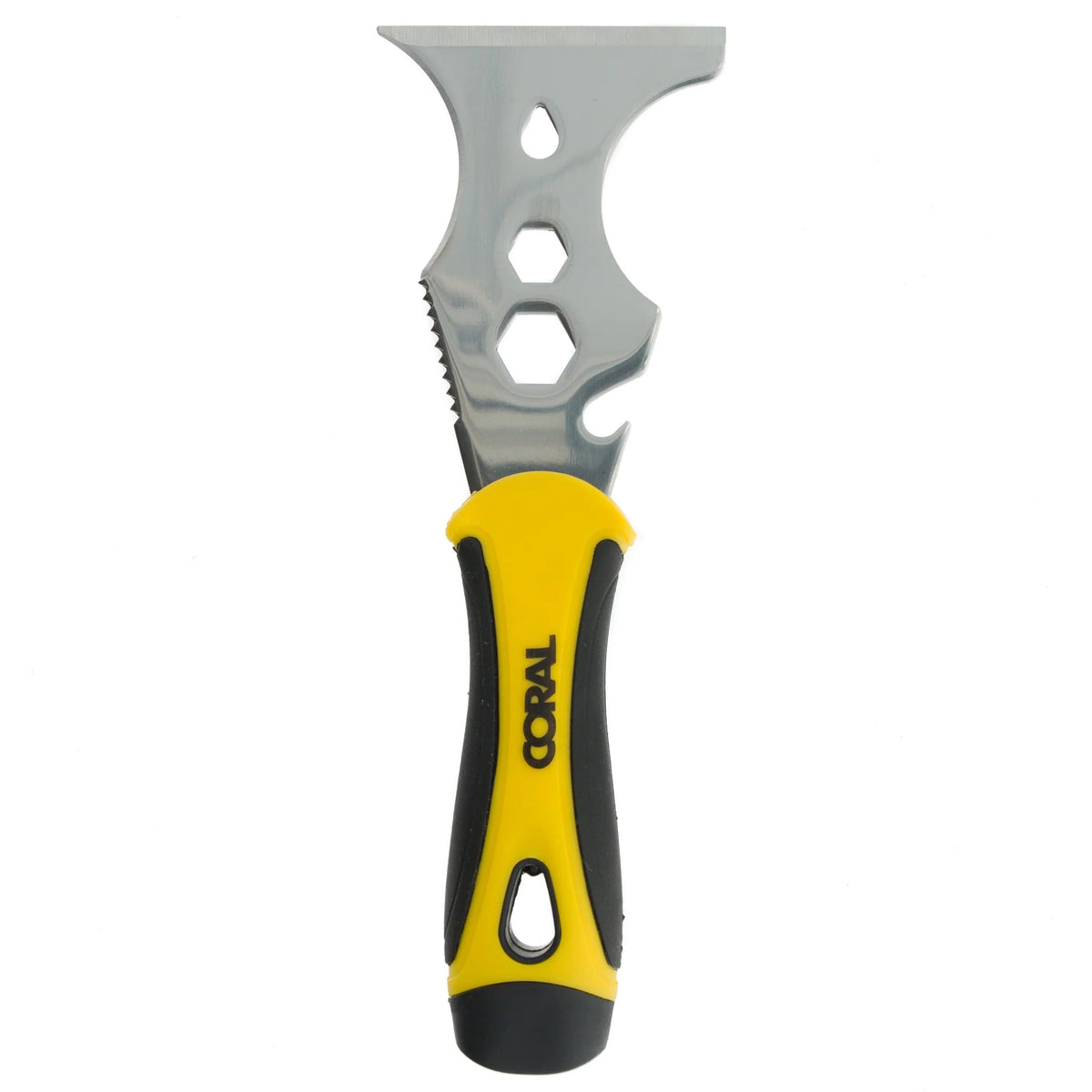 Coral Easy Prep Multi-Tool Yellow and Black 54401 | 12 Functions in 1 Tool | Comfort and Control