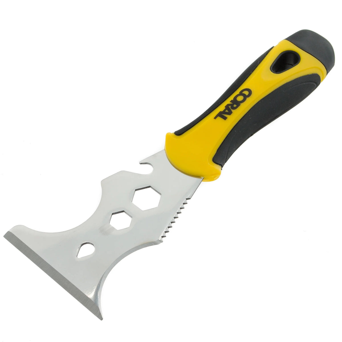 Coral Easy Prep Multi-Tool Yellow and Black 54401 | 12 Functions in 1 Tool | Comfort and Control
