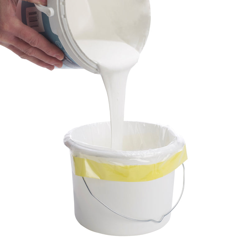 Coral Paintwiz Kettle Liners White 2.5Ltr Pack of 8 73332 | Quick Cleanup Without Water | Extra Strong Tear Resistant Material