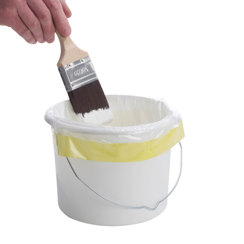 Coral Paintwiz Kettle Liners White 2.5Ltr Pack of 8 73332 | Quick Cleanup Without Water | Extra Strong Tear Resistant Material