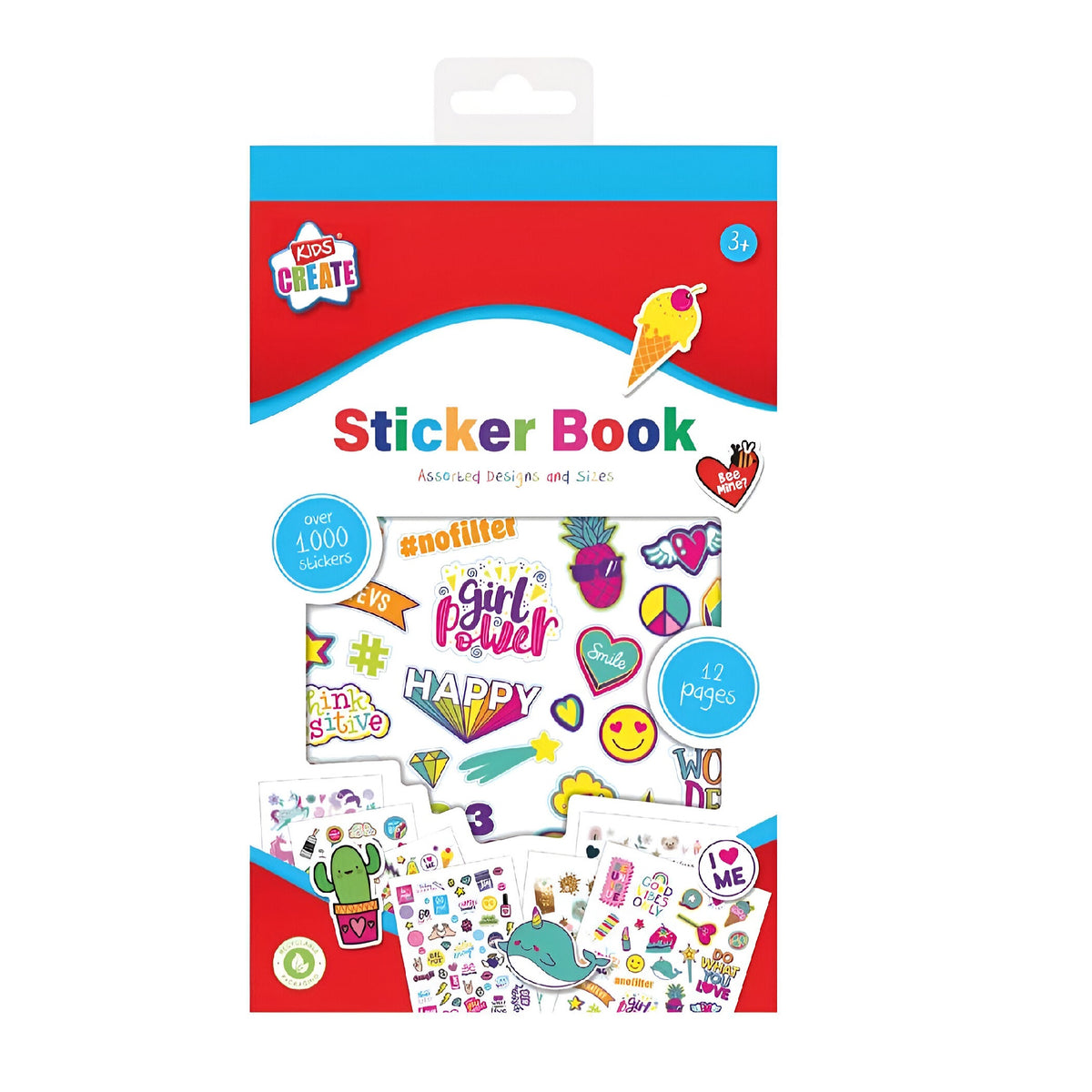 Design Group Kids Create Sticker Book Assorted Pack of 1000 STGK