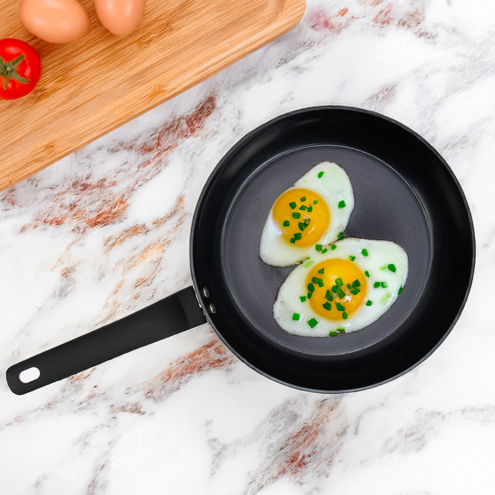 SQ Professional Zoya Forged Frying Pan Black 20cm 11736 | Stay Cool Handle | Non Stick Coating | Induction Ready