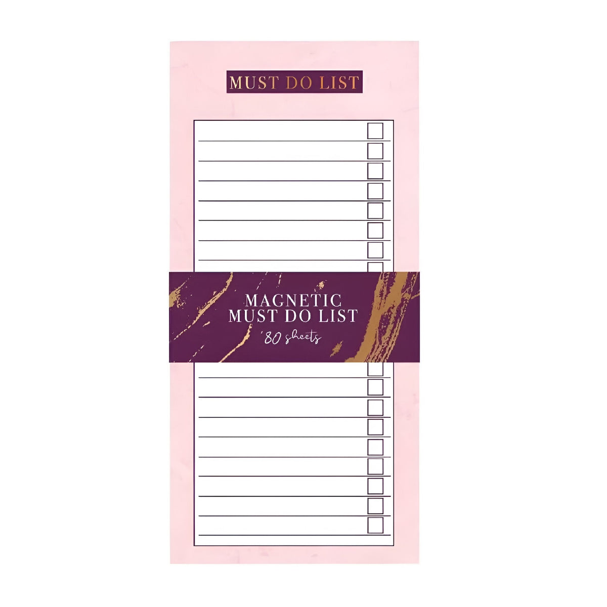 Design Group Magnetic Must Do List Pink 21.5cm x 10cm 80 Sheets FSC3-CASY