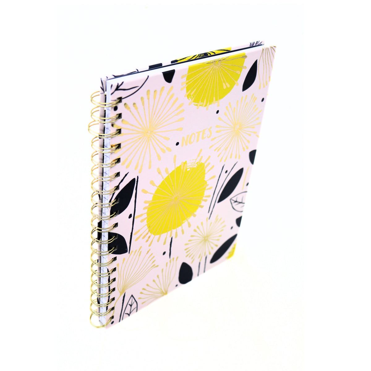 Design Group B5 Twin Wire Notebook Floral Ink 80gsm YEDGSTA4A020