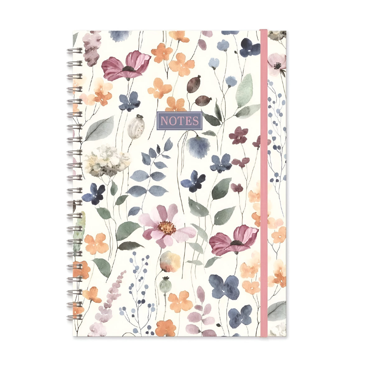 Design Group A4 Twin Wire Notebook Wild Bloom 80gsm YEDGSTA4A006