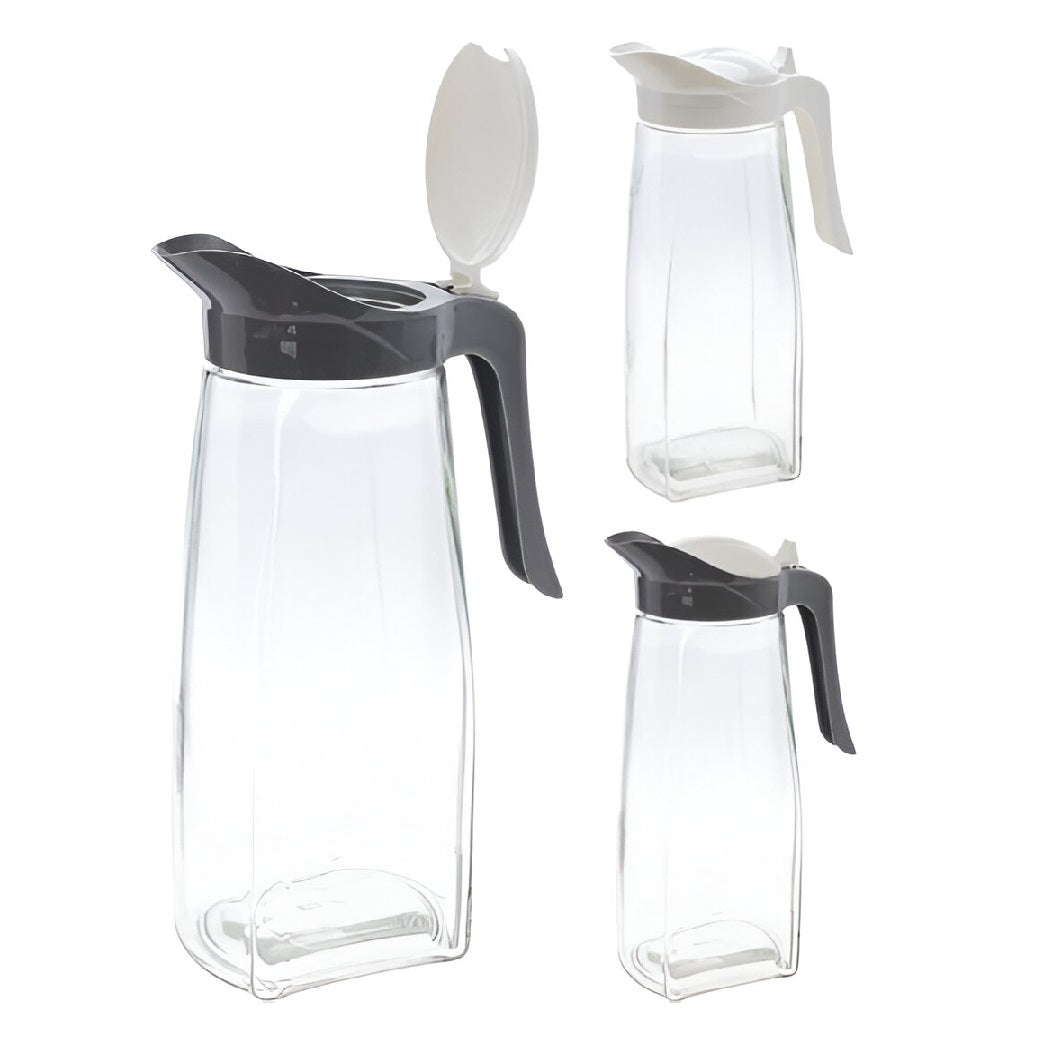 Excellent Houseware Glass Pitcher Assorted Colours 1500ml Pack of 1 24001980