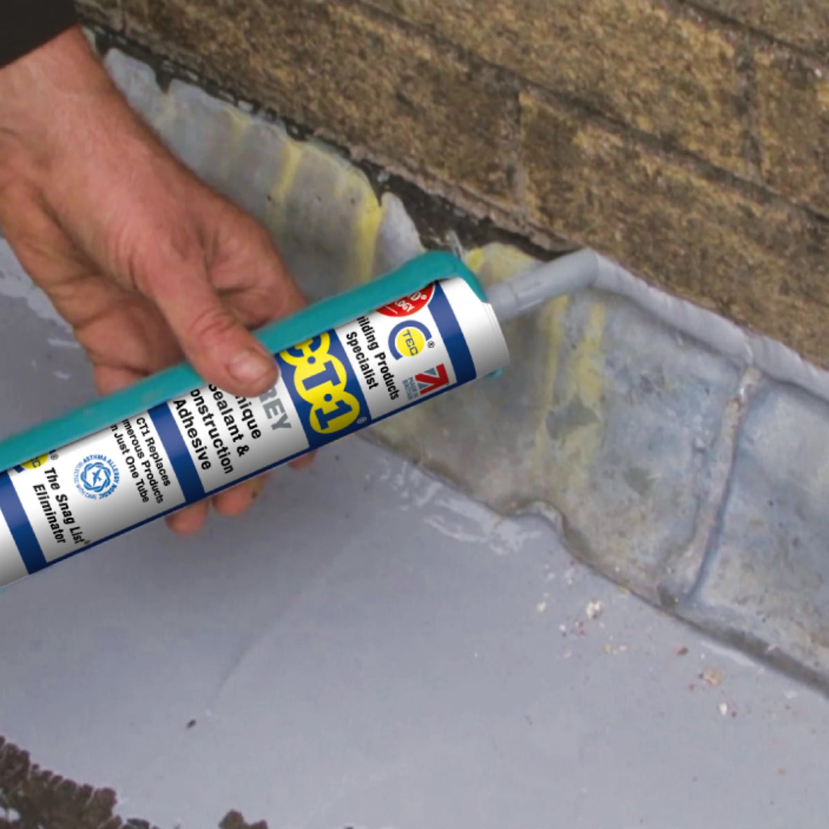 C-Tec CT1 Unique Sealant and Construction Adhesive Grey 290ml 535306