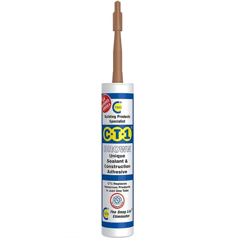 C-Tec CT1 Unique Sealant and Construction Adhesive Brown 290ml 535406
