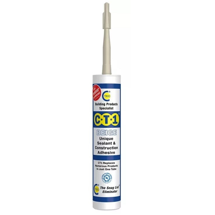 C-Tec CT1 Unique Sealant and Construction Adhesive Beige 290ml 535906