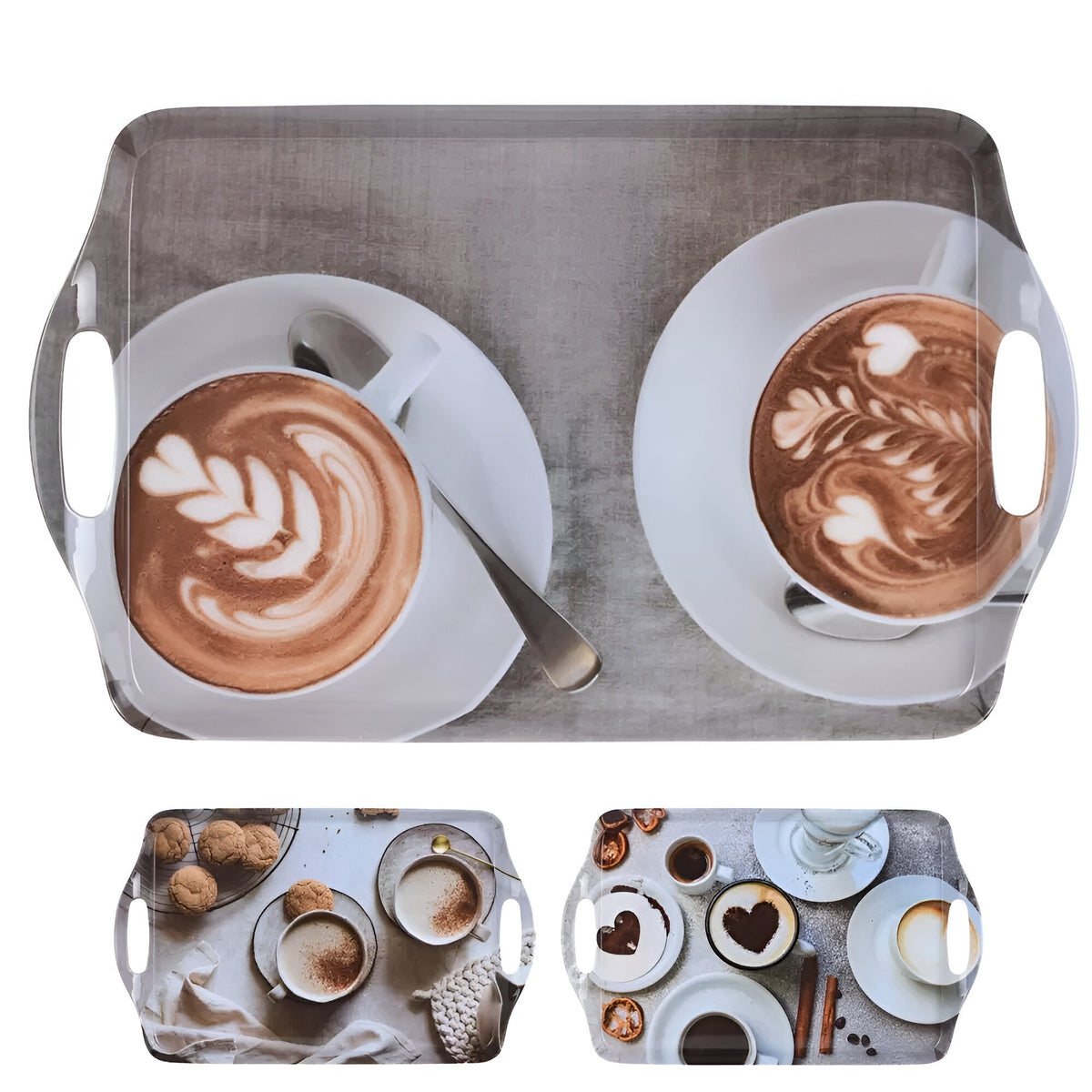 Excellent Houseware Melamine Serving Tray Assorted 38cm x 23cm x 2cm Pack of 1 170459040
