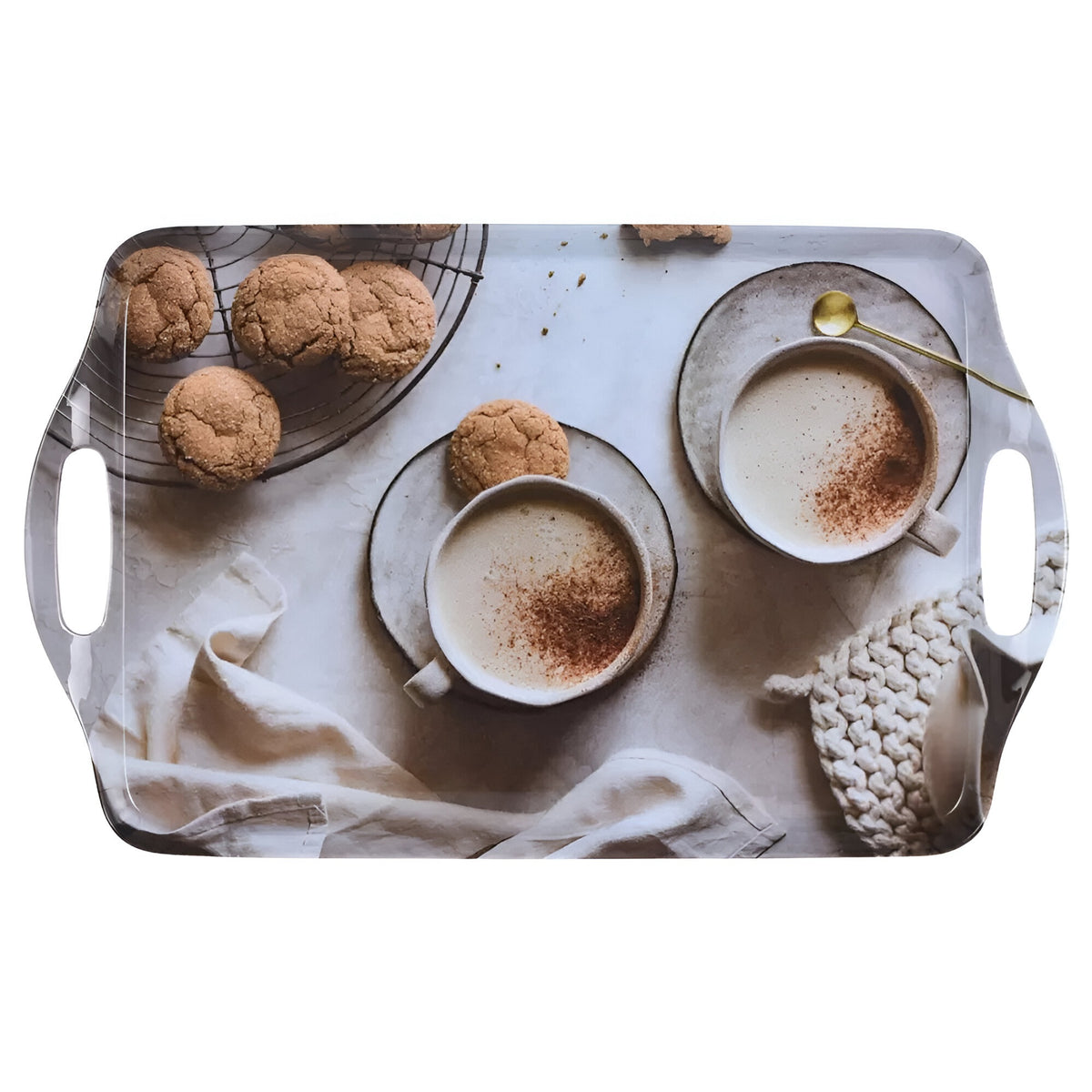 Excellent Houseware Melamine Serving Tray Assorted 38cm x 23cm x 2cm Pack of 1 170459040