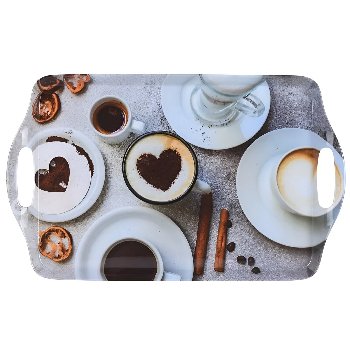 Excellent Houseware Melamine Serving Tray Assorted 38cm x 23cm x 2cm Pack of 1 170459040
