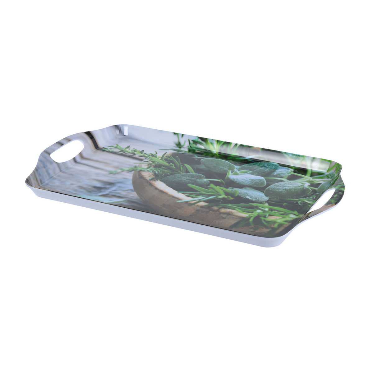 Excellent Houseware Melamine Serving Tray Assorted 38cm x 23cm Pack of 1 170459020