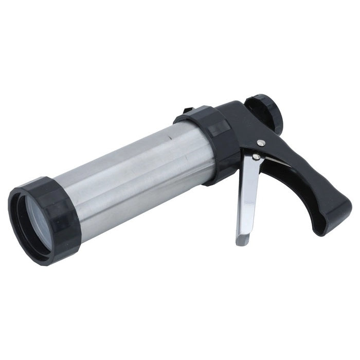Excellent Houseware Stainless Steel Cookie Gun Black and Silver 17-Piece 170452960