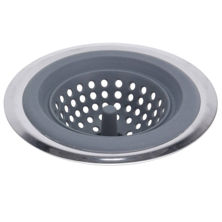 Excellent Houseware Stainless Steel and TPE Sink Drain Strainer Assorted 11.5cm x 3.8cm 404002060