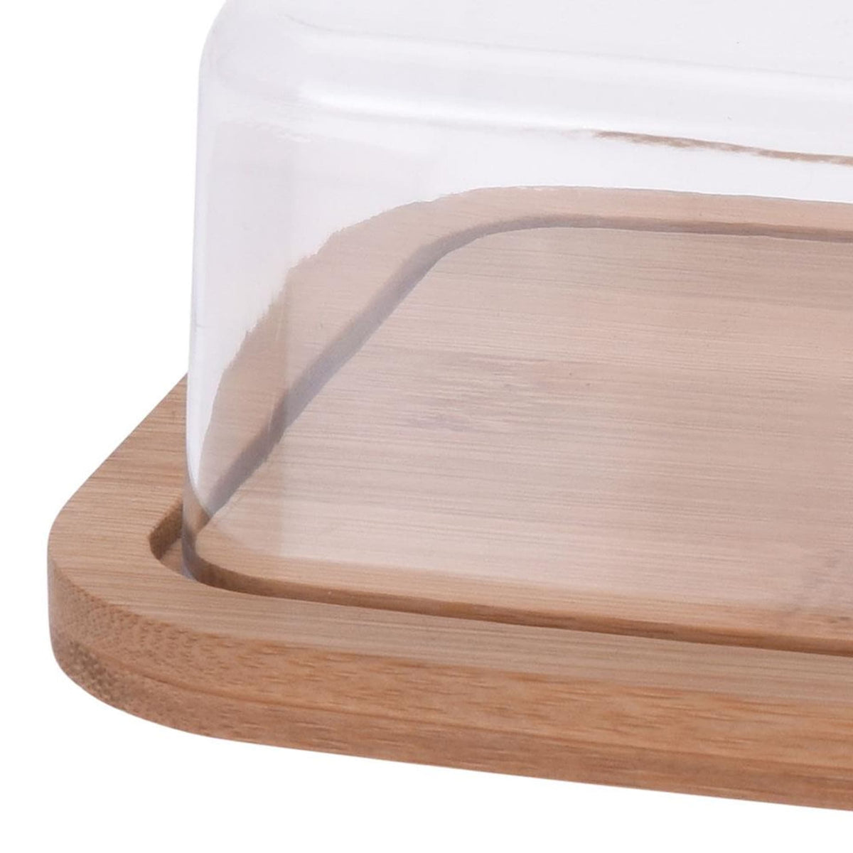 Excellent Houseware Butter Dish Clear 12.3cm x 19cm x 6.3cm 170453280